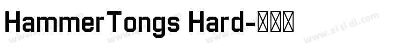 HammerTongs Hard字体转换